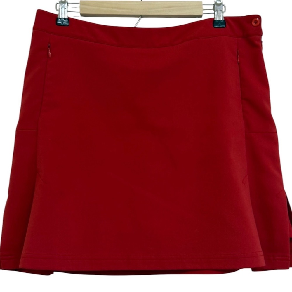 Sport Haley Red Golf Skort Women Size 10 Activewear Athletic Skirt with Shorts